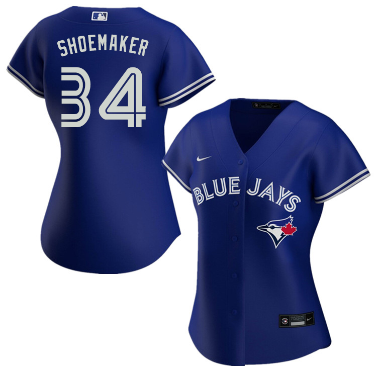 Nike Women #34 Matt Shoemaker Toronto Blue Jays Baseball Jerseys Sale-Blue